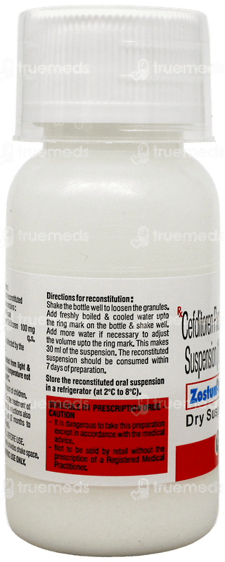 Zostum O 100 Dry Suspension 30Ml